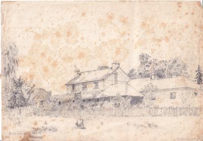Pencil Sketch - "Fairlawn" by T Ormerod