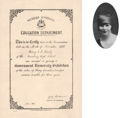 University Exhibition, Mary Kealy, 1926