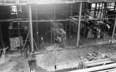 BSHS During The Construction Of The Gymnasium