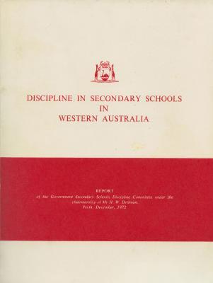 Discipline In Secondary Schools In Western Australia