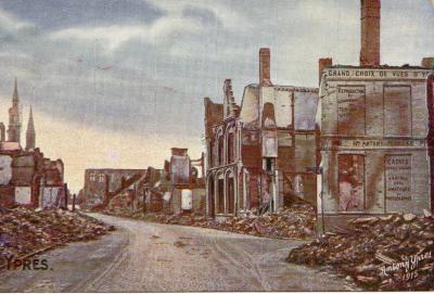 World War 1 , Europe France Ypres, 1918