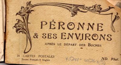 World War 1, Europe France Peronne, 1918