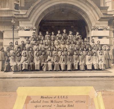 World War 1, Europe, England, London, Australian Army Nursing Service, 1915