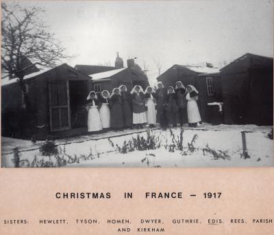 World War 1, Europe, Australian Army Nursing Service, 1917