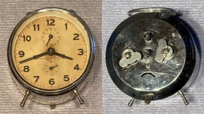 Commonwealth of Australia vintage mechanical alarm clock