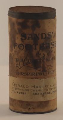 Front view of Sands Footease Tin