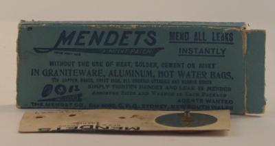 Front of Mendets Box