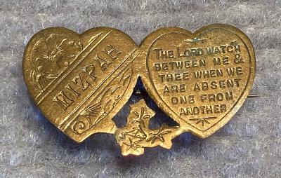 Mizpah sweetheart brooch - 1