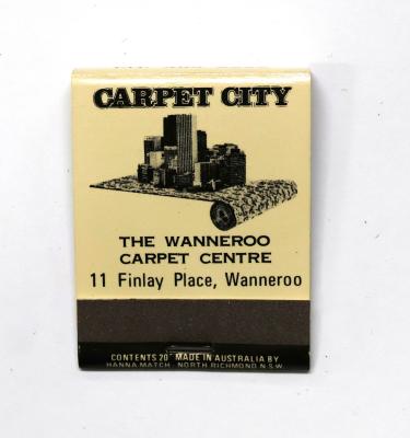 Matchbook, rectangle, The Wanneroo Carpet Centre