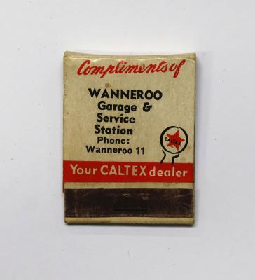 Matchbook, rectangle, Wanneroo Garage and Service Station