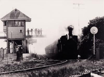 Steam Train Leaving Claremont Railway Station
