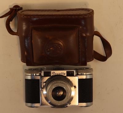 Braun Paxette Camera and Case