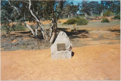 Badgebup School Site Plaque
