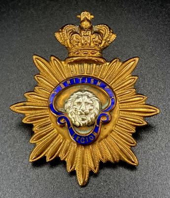 British Legion Standard Bearer's cap badge