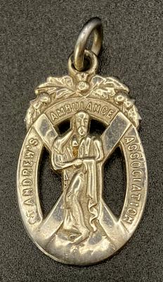 St. Andrew's Ambulance Association medal pendant