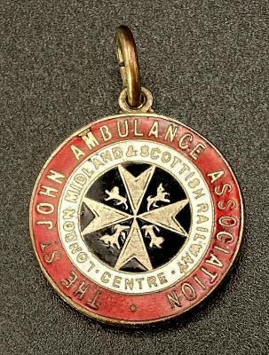The St. John Ambulance Association London Midland & Scottish Railway Centre badge