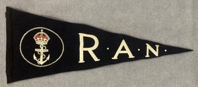 Souvenir felt naval pennant - Royal Australian Navy (RAN)