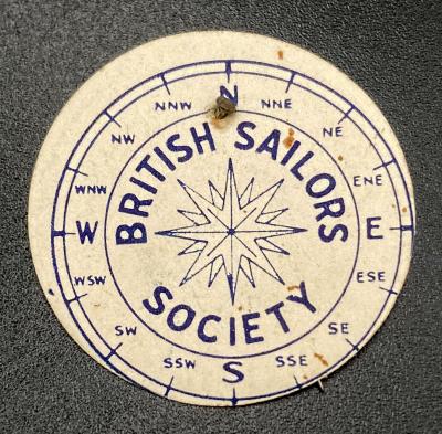 British Sailors' Society Appeal pin - compass