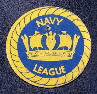 Navy League fundraising pin