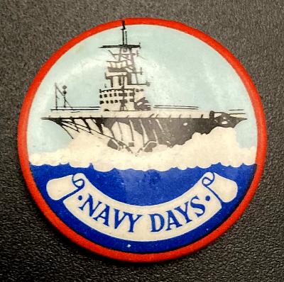 Navy Days fundraising button