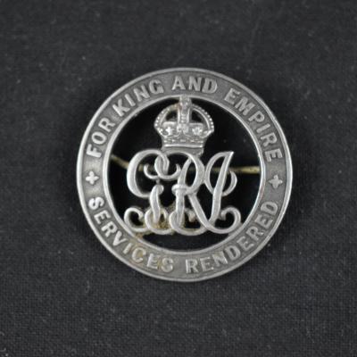 First World War Silver War Badge issued to L. W. ADSHEAD, 26751