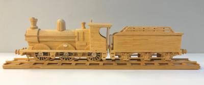 Matchstick Model of Steam Engine