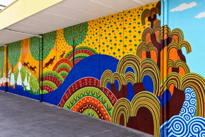 Historical Art Mural