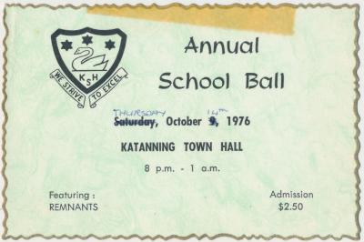 Annual School Ball Ticket