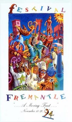 Festival Fremantle poster - ... A Moving Feast