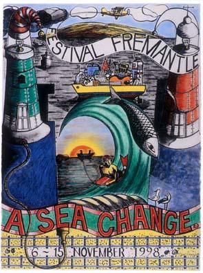 Festival Fremantle poster  - A Sea Change