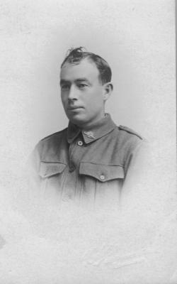 Joseph Driscoll in World War I uniform