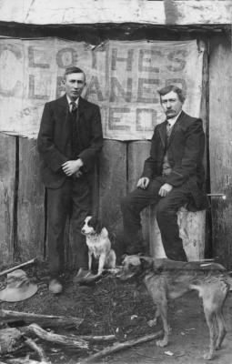 Mr. W. Fish and George Hollet