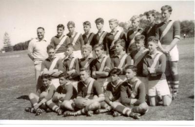 Claremont High School Football Team 1955