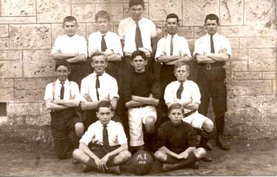 Claremont Central School A1 Soccer Team 1919