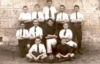 CLAREMONT CENTRAL SCHOOL A1 SOCCER TEAM 1919