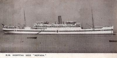 World War 1, Australia, Western Australia, HM Hospital Ship Nevasa