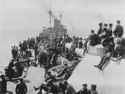 World War 1, Europe, Turkey, Gallipoli, HMS London, 1915