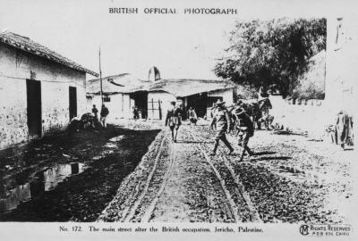 World War 1, Middle East Palestine Jericho, 1918