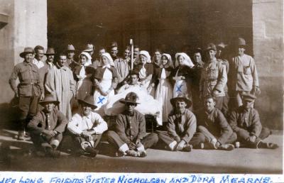 World War 1, Middle East Egypt, NICHOLSON, MEARNS, LONG, Australian Army Nursing Service 1916