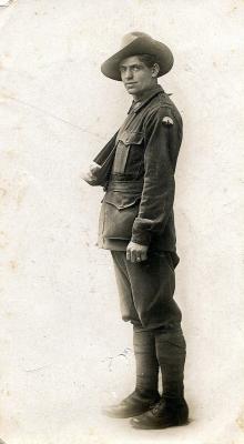 World War 1, England, 2642 CARTER, 16 Battalion, 1917
