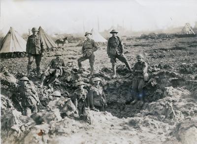 World War 1, Europe France Poperinghe, 44 Battalion, 1917