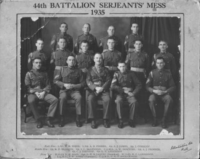 Interwar, Australia Western Australia, 44 Battalion, 1935