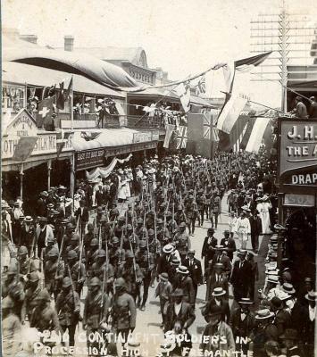 Boer War, Western Australia,, Fremantle, Western Australian Mounted Infantry, 1899