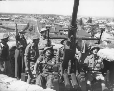 World War 2, Australia, Western Australia, Volunteer Defence Corps, Light Anti-Aircraft,1942