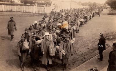 World War 1, Western Australia Fremantle, 16 Battalion, 1915