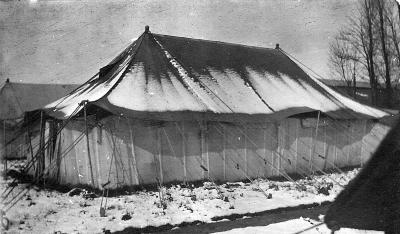 World War 1, Europe France, St Omer, Hospital tent, 1917