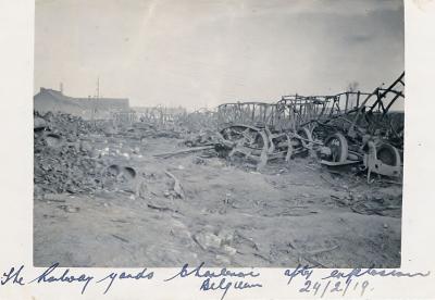 World War 1, Europe Belgium Charleroi, RIDLEY, 28 Battalion, 1919