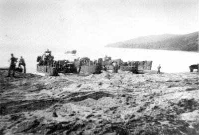 World War 2, Papua New Guinea Monhagans Beach, 1943