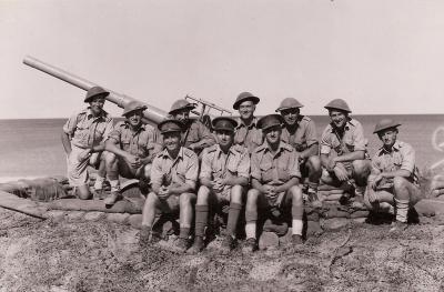 World War 2, Australia Western, Australia, Exmouth Gulf,  Light Anti-Aircraft Battery, 1943