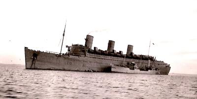 World War 2, Australia, Western Australia, Fremantle, Gage Roads, RMS Queen Mary, 1940